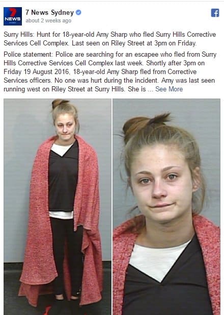 The police sent Amy Sharp’s mugshots to TV stations. – Elite Readers