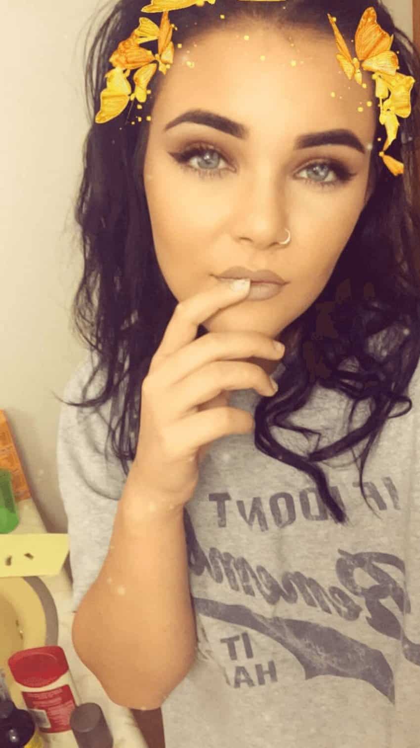 She looks adorable, but her room definitely isn’t.