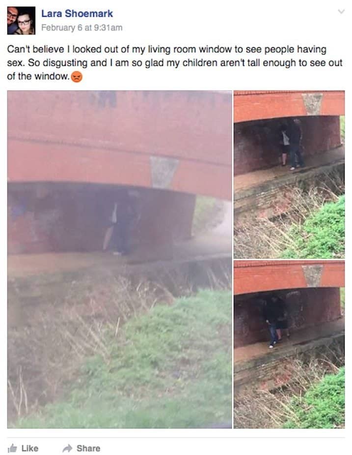 The disgusted mom turned to social media out of frustration.