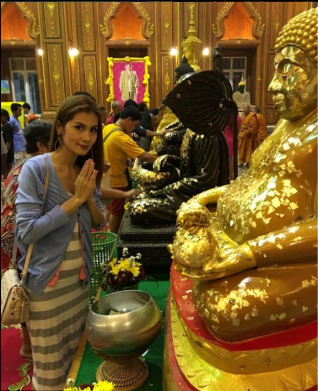 She even converted to Buddhism.