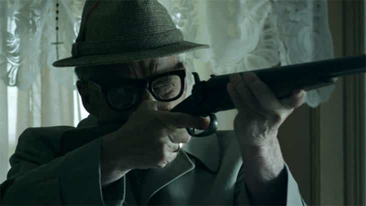 His favorite weapon is the shotgun.