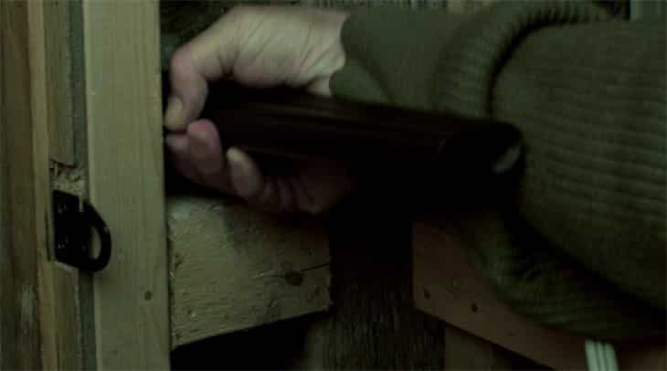 The house was wired with shotguns triggered to go off with one wrong move.