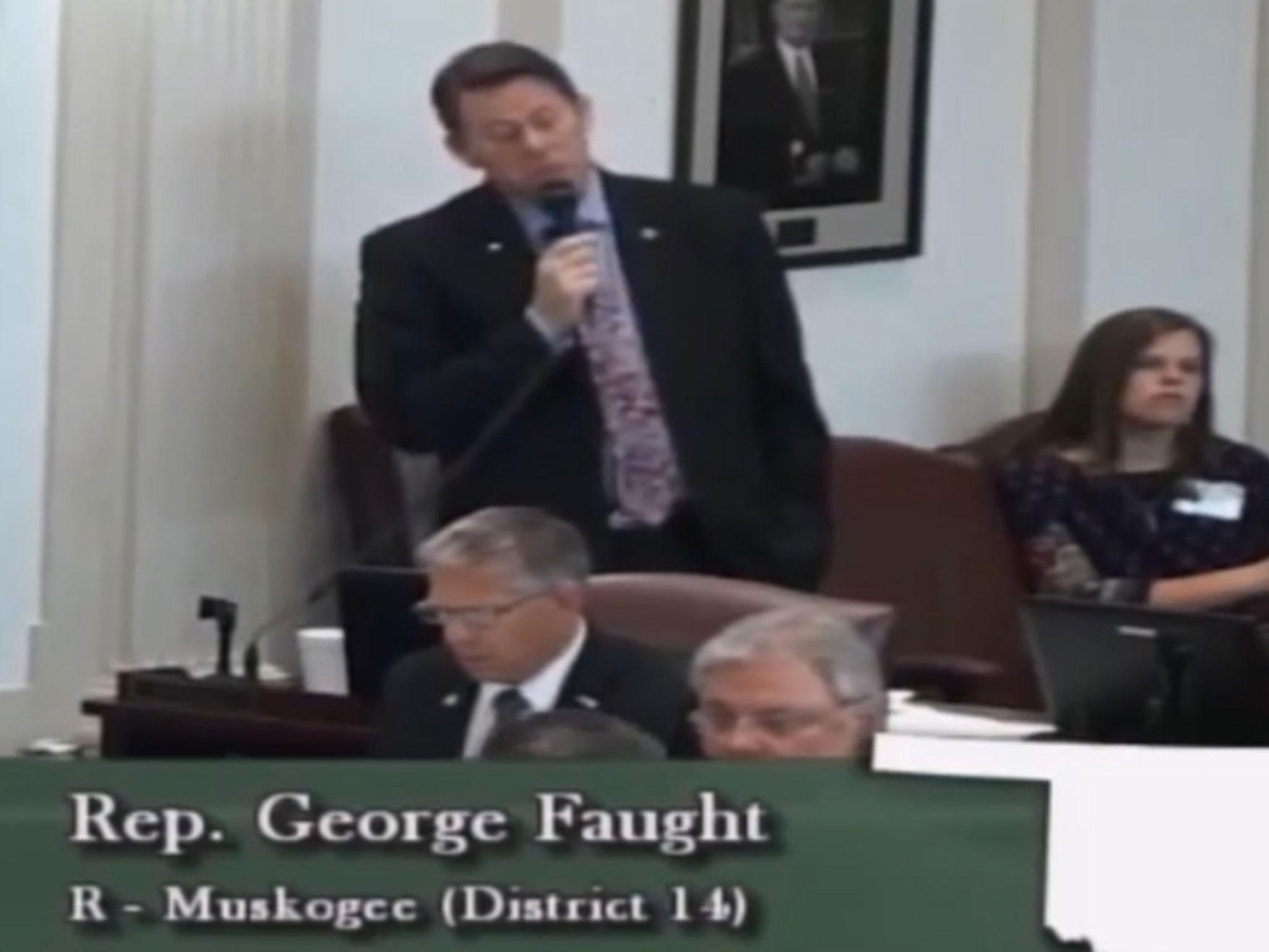 oklahoma representative george faught will of god 2