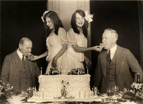 They married men, who later turned out to be gay. The twins never had children.