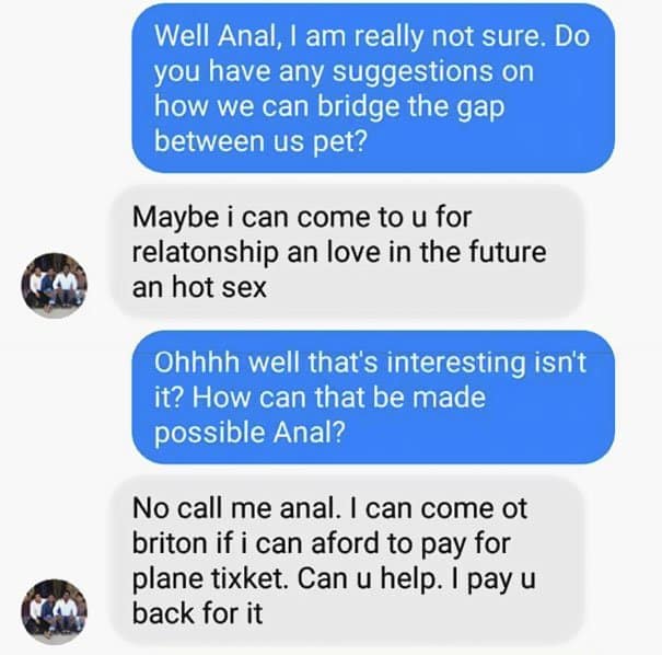 woman shuts down scammer 5