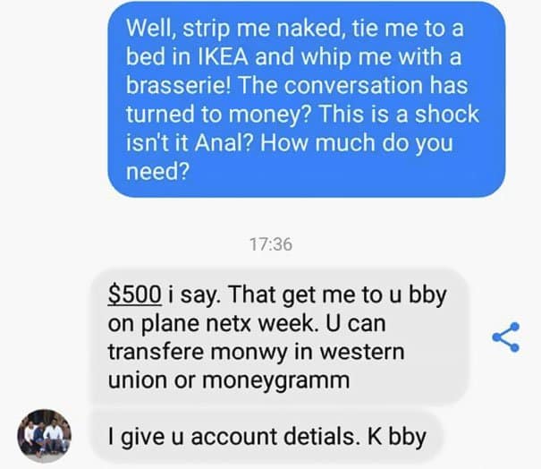 woman shuts down scammer 6