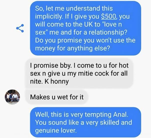 woman shuts down scammer 7